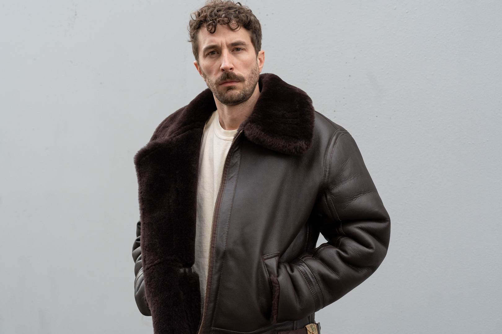 SHEARLING LEATHER JACKET