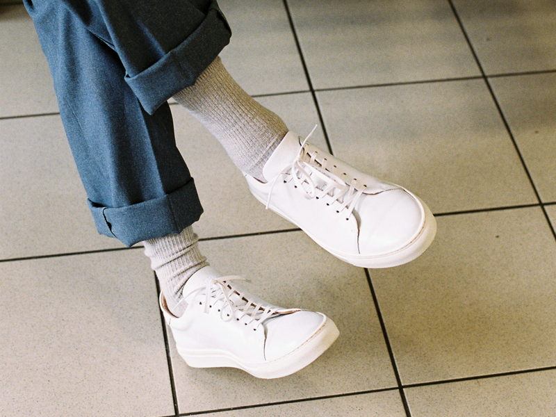 The Mellor II Sneakers - Calfskin White Leather