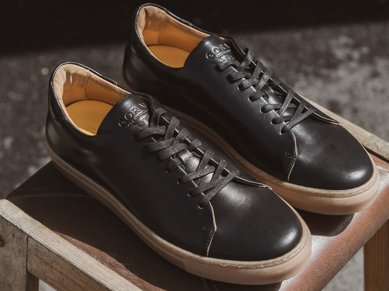 The Mellor II Sneaker - Horween Black Leather (Womens)