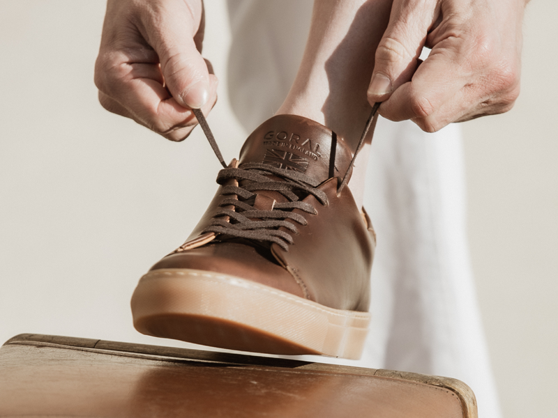 The Mellor II Sneaker - Horween Dark Brown Leather