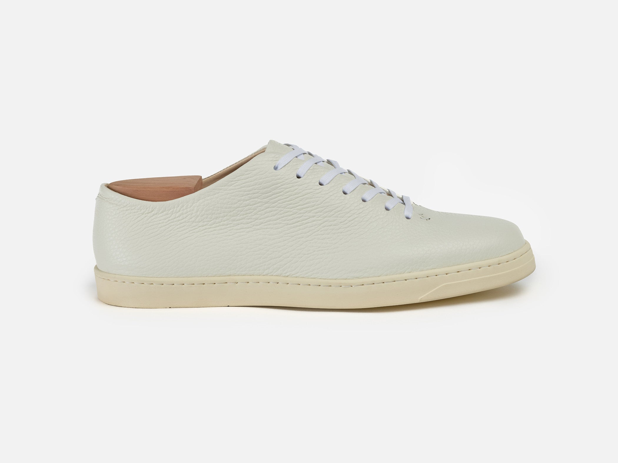 Huxley Sneaker - Deerskin White