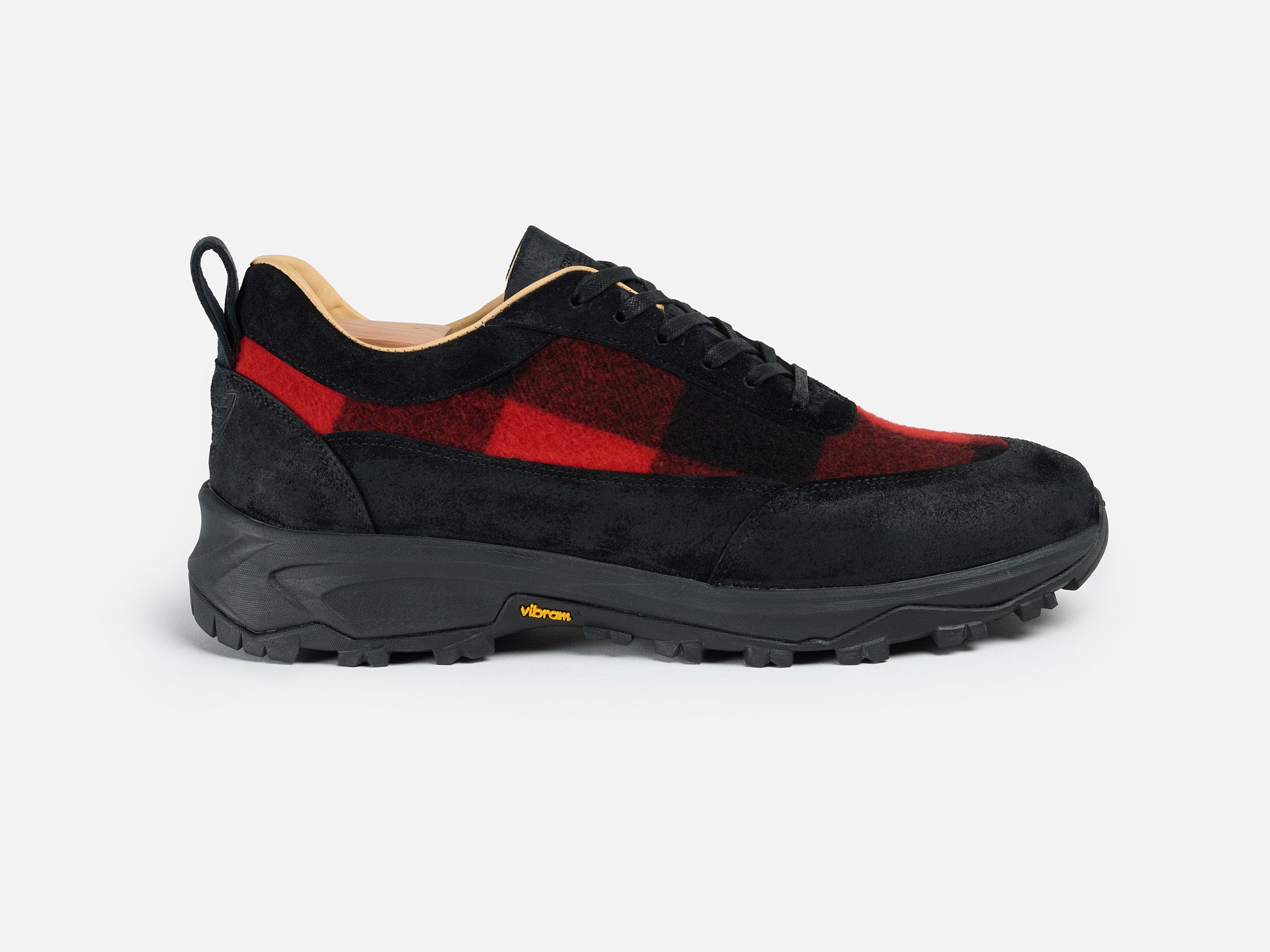 Samara Vibram Sneaker - American Wool Red Plaid