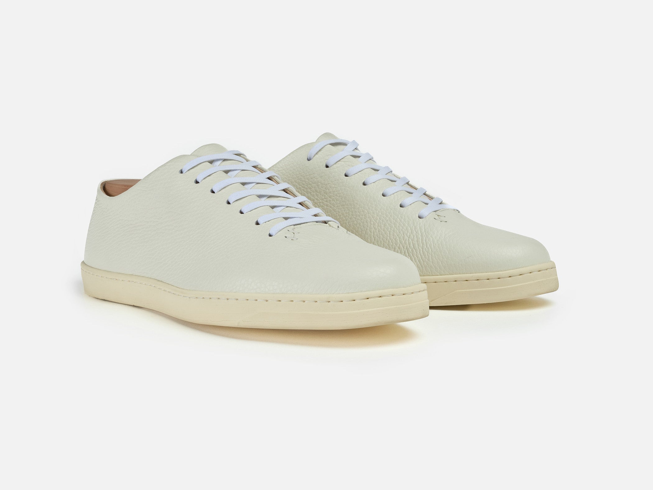 Huxley Sneaker - Deerskin White