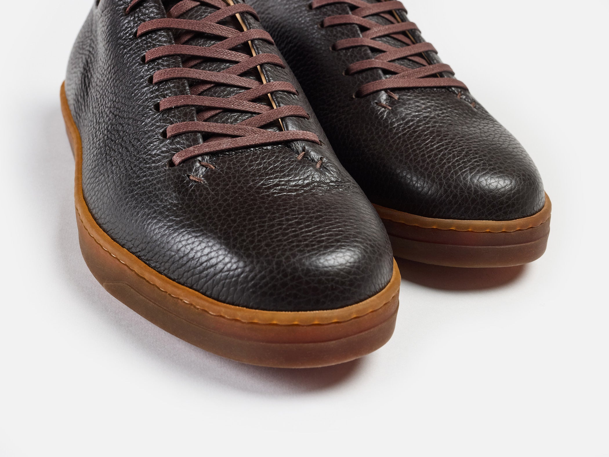 Huxley Sneaker - Deerskin Burgundy