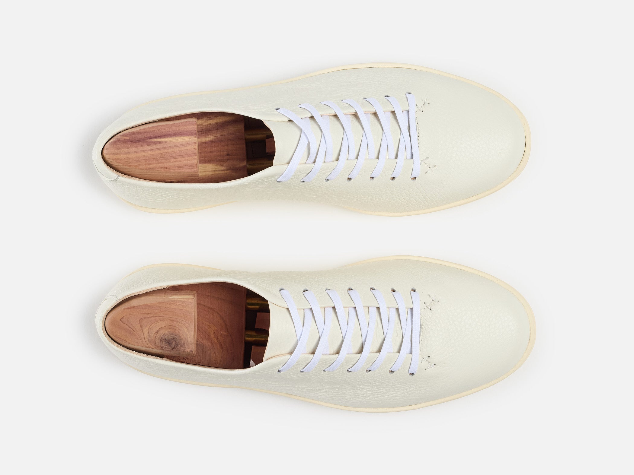 Huxley Sneaker - Deerskin White