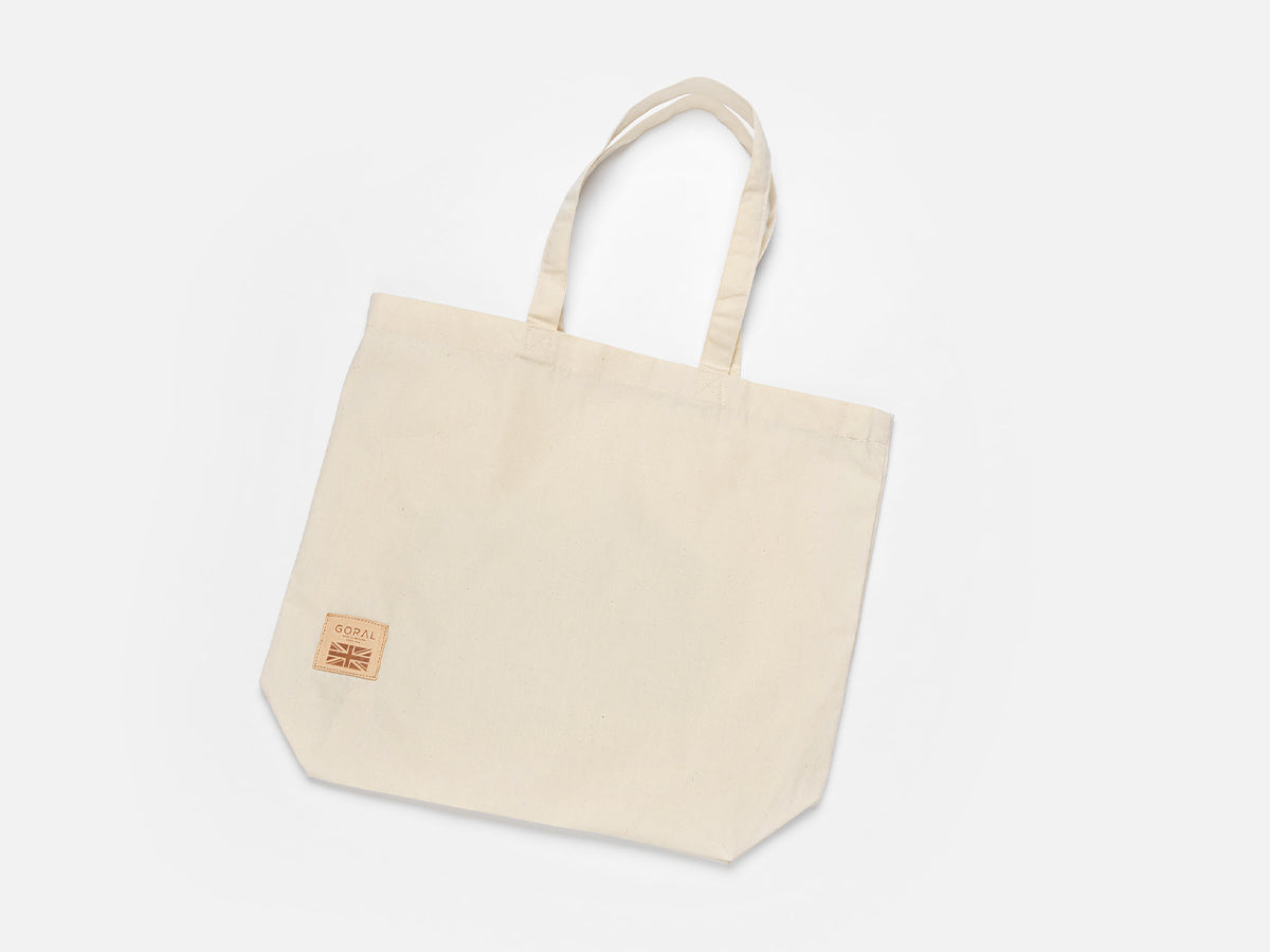 Off white canvas tote bag on sale