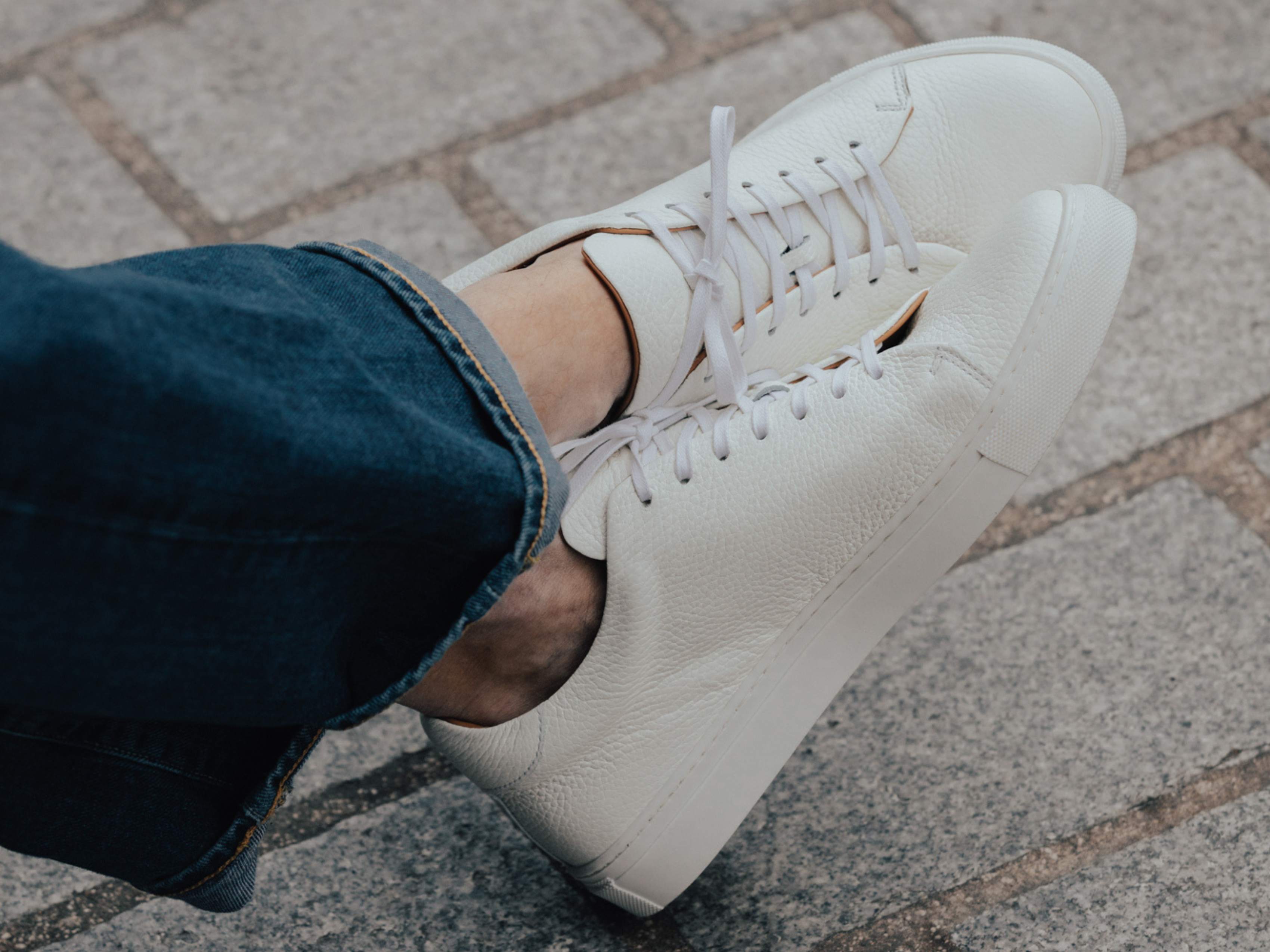 The Mellor II Sneaker - Mastrotto Adria Bianco Leather