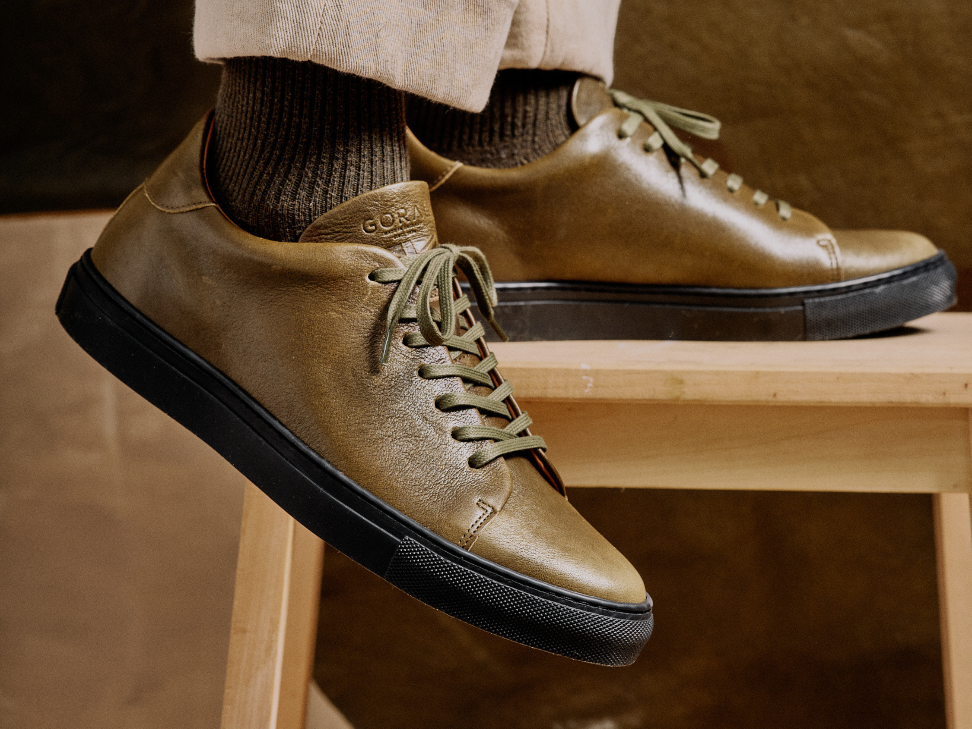 The Mellor II Sneaker - W Kogashi Green Leather