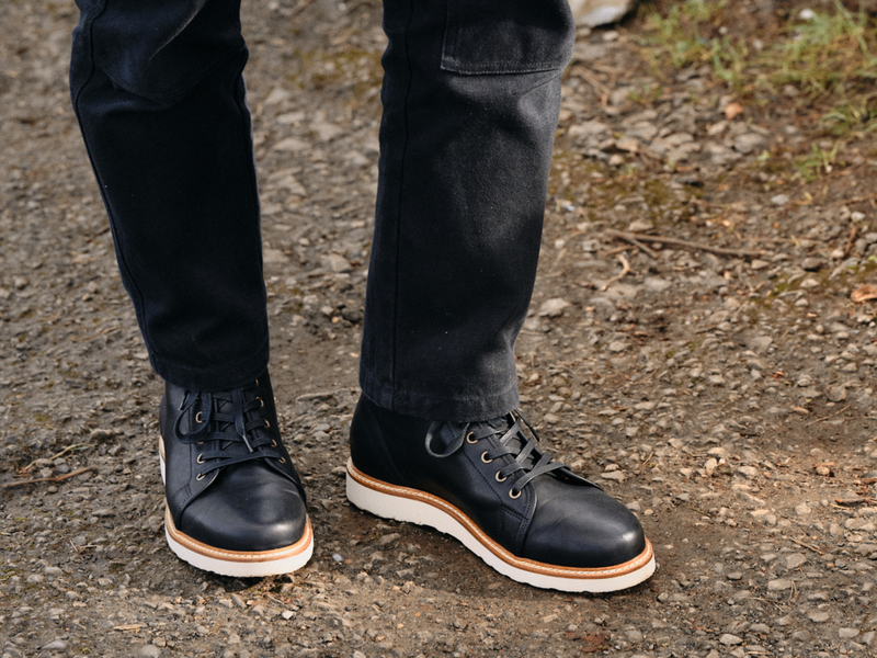 The Whitley Boot - Hunter Black Leather