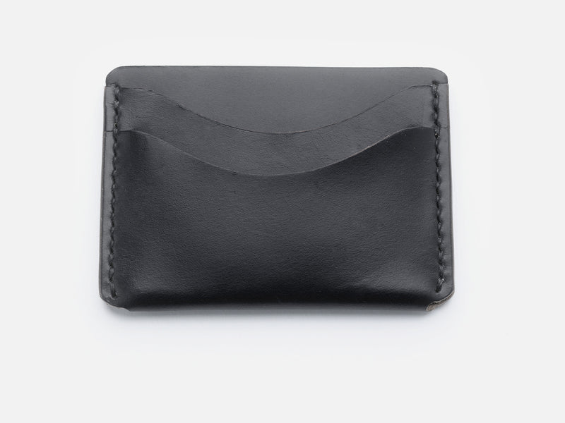 Horween Black Card Holder